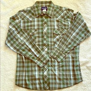 Wrangler Men's Long Sleeve Plaid Shirt
